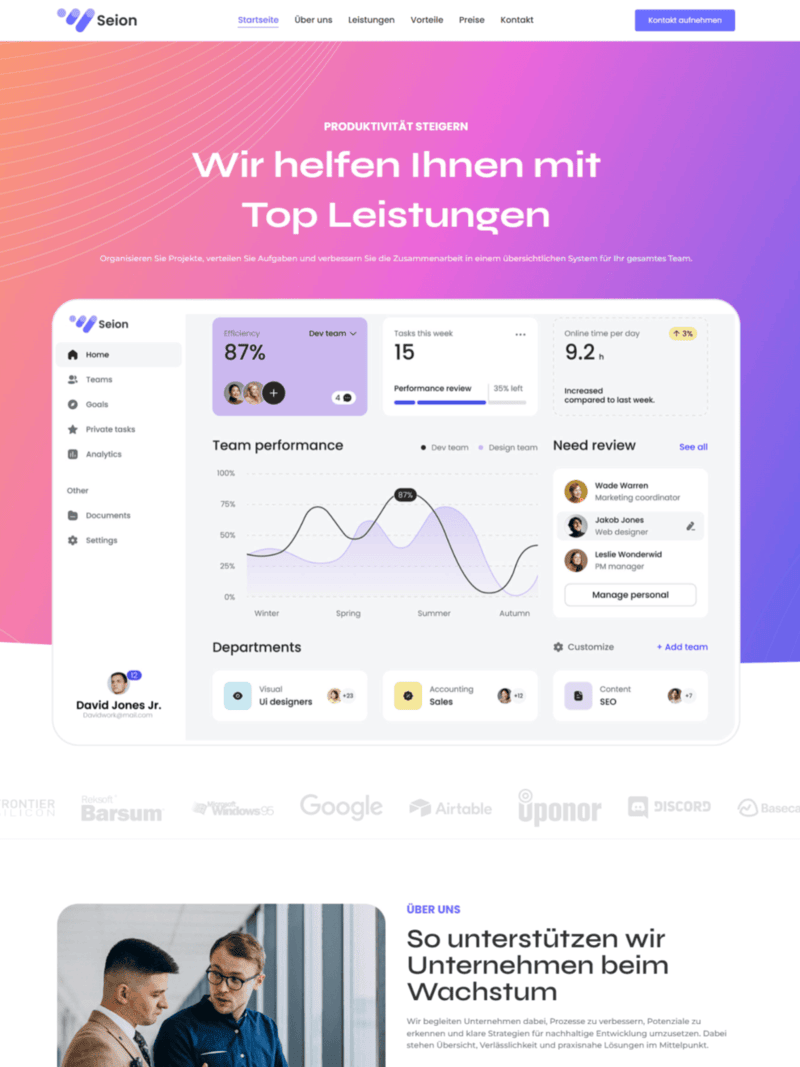 Image gallery marquee